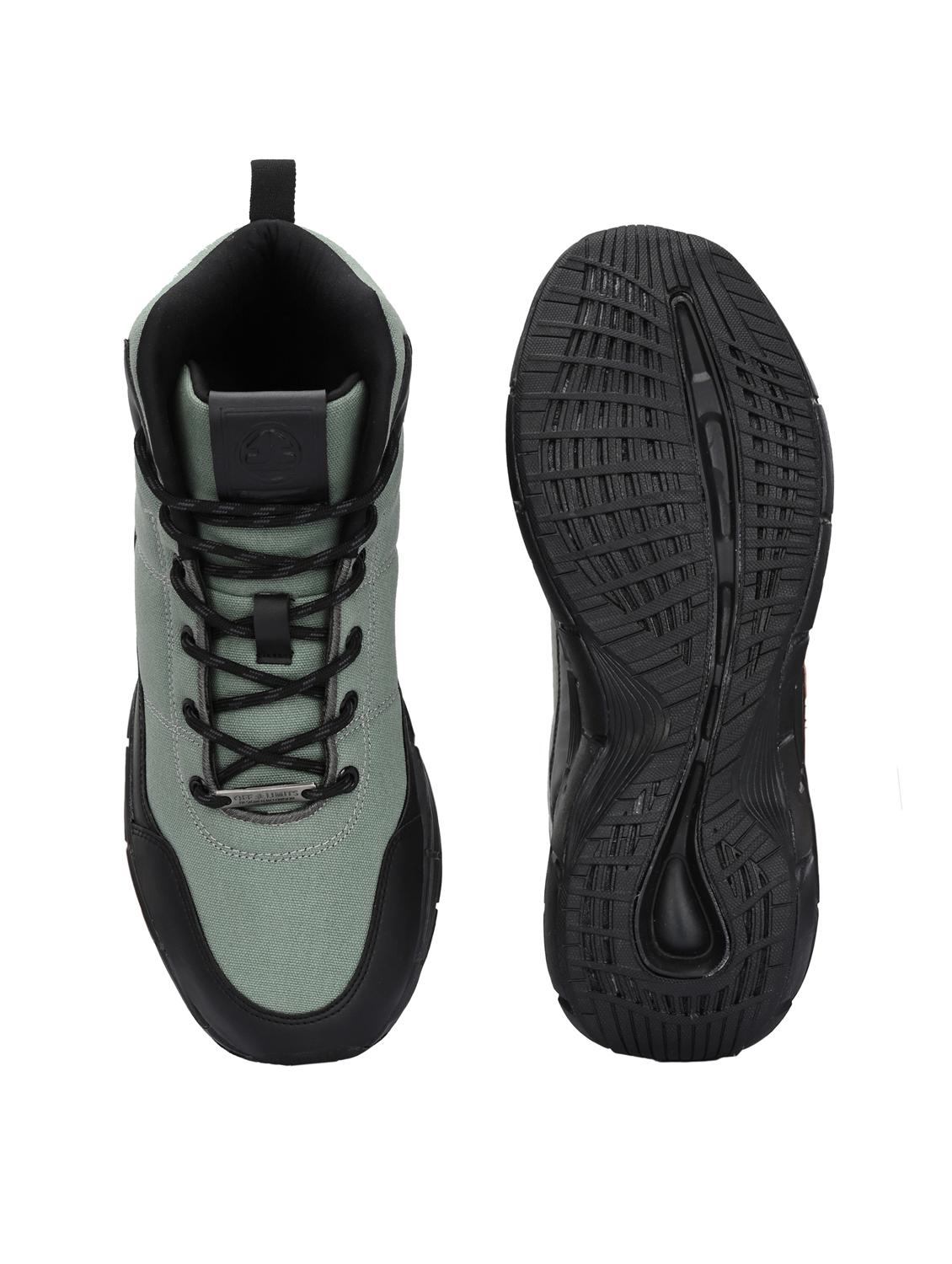 men solid green sport shoe - 22020603 - Standard Image - 4