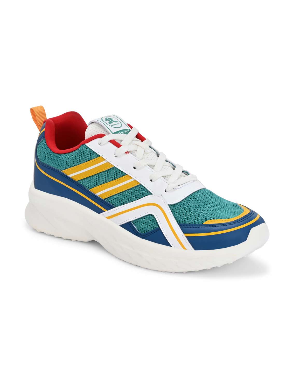 men solid green sport shoe - 22020606 - Standard Image - 1