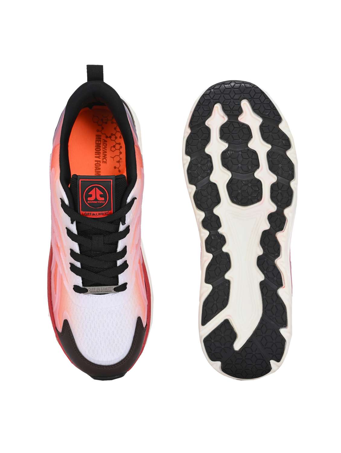 men pink lace up sport shoe - 22020612 -  Standard Image - 4