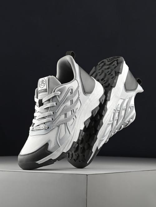 men greylace up sport shoe - 22020613 -  Standard Image - 0