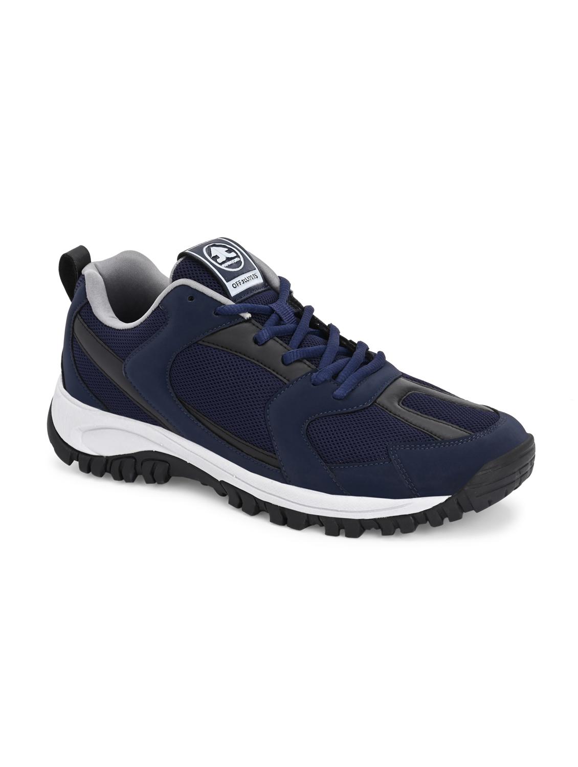 men navy blue lace up sport shoe - 22020618 -  Zoom Image - 0