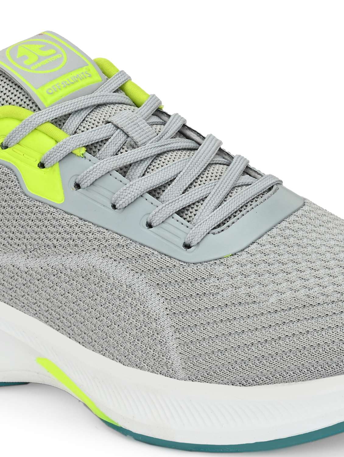Men Grey Lace Up Sport Shoe