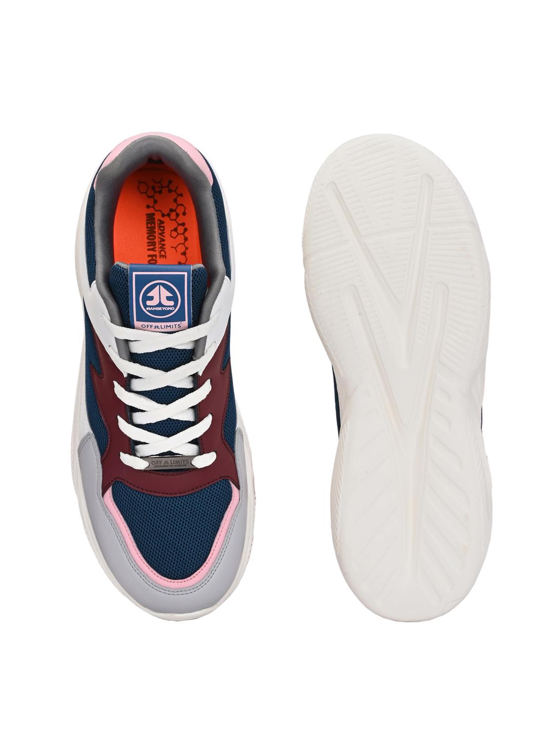 men multi colored lace up sport shoe - 22020627 - Standard Image - 4