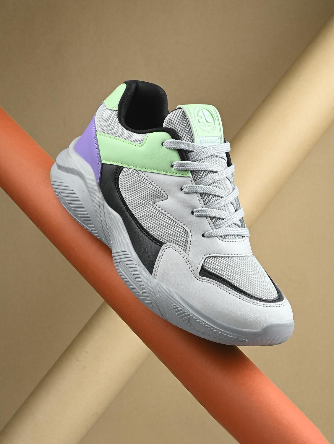 men grey lace up sport shoe - 22020628 -  Zoom Image - 0