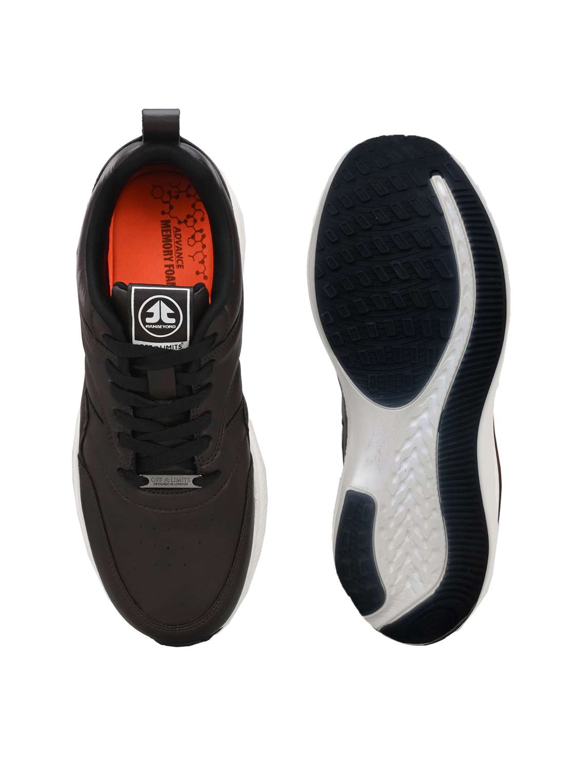 men solid brown sport shoe - 22020631 -  Standard Image - 4