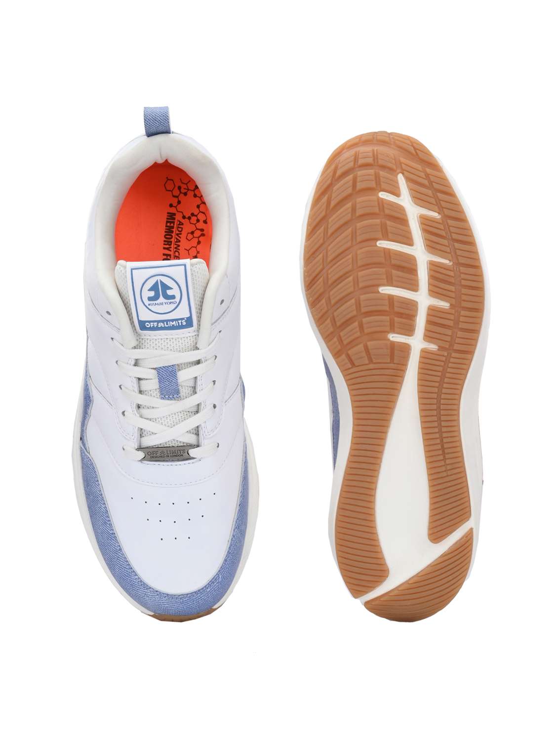 men solid white sport shoe - 22020634 -  Standard Image - 4