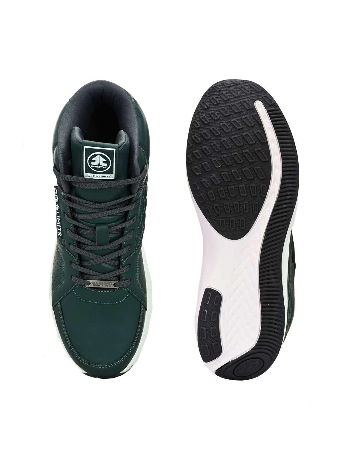 men bottle green sport shoe - 22020642 - Standard Image - 4