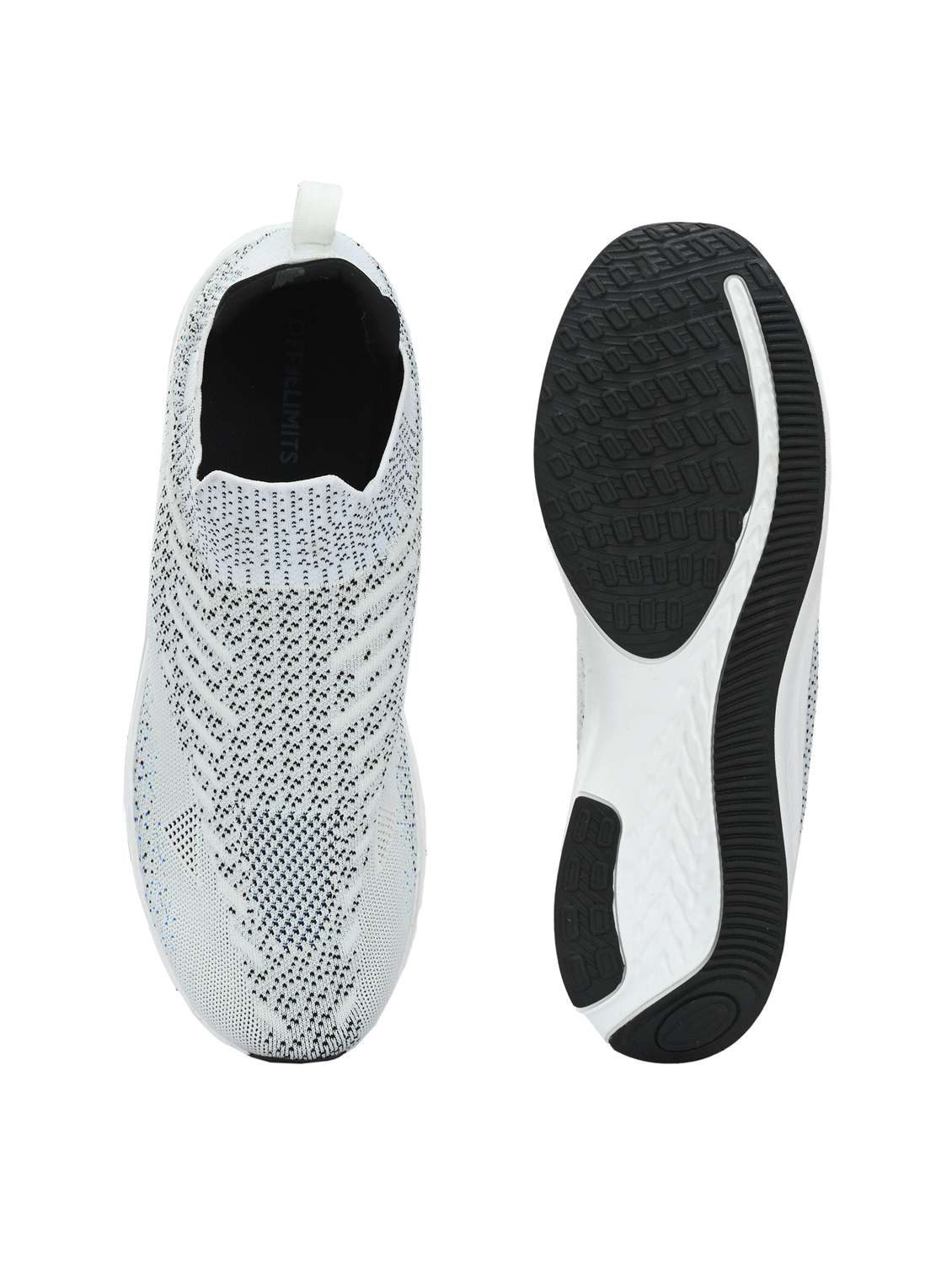 men off white slip on sport shoe - 22020646 -  Standard Image - 4