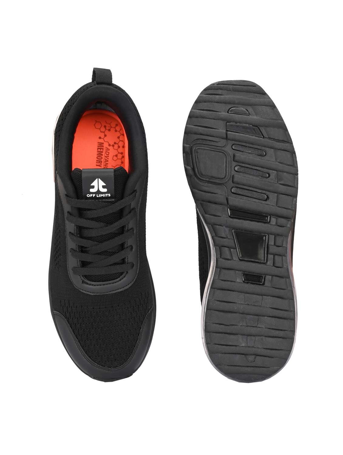 men black lace up sport shoe - 22020652 -  Standard Image - 4
