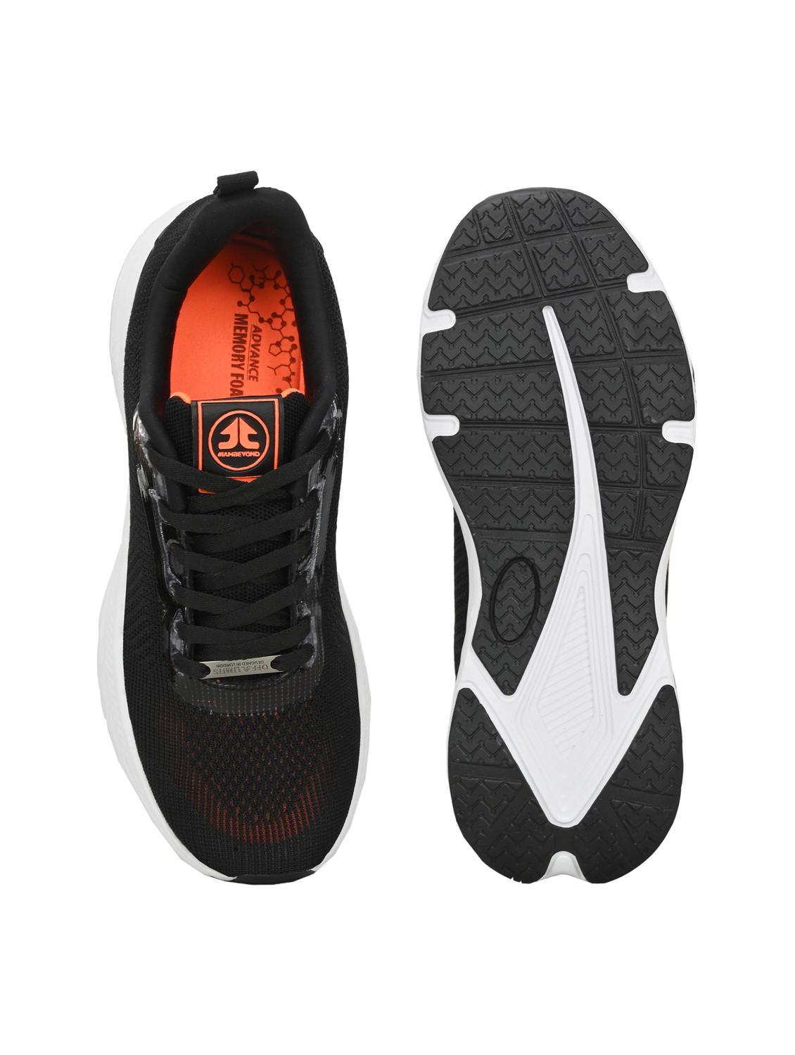 men solid black sport shoe - 22020656 - Standard Image - 4
