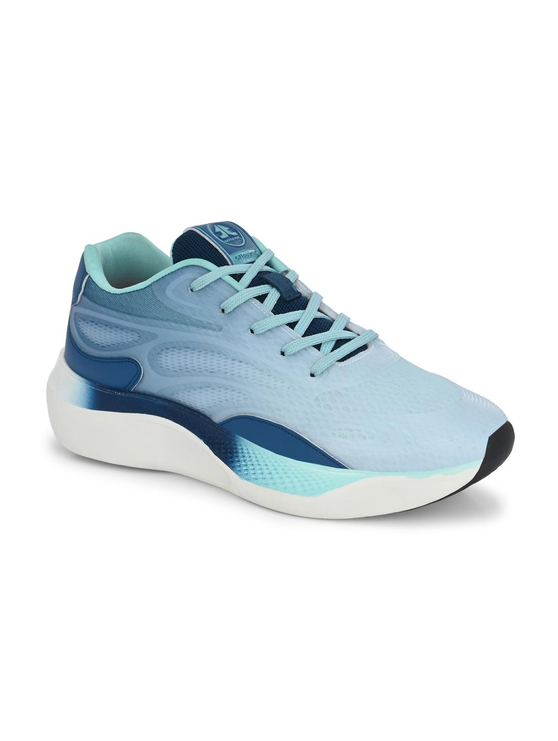 men solid lace up blue sport shoe - 22020659 -  Standard Image - 1