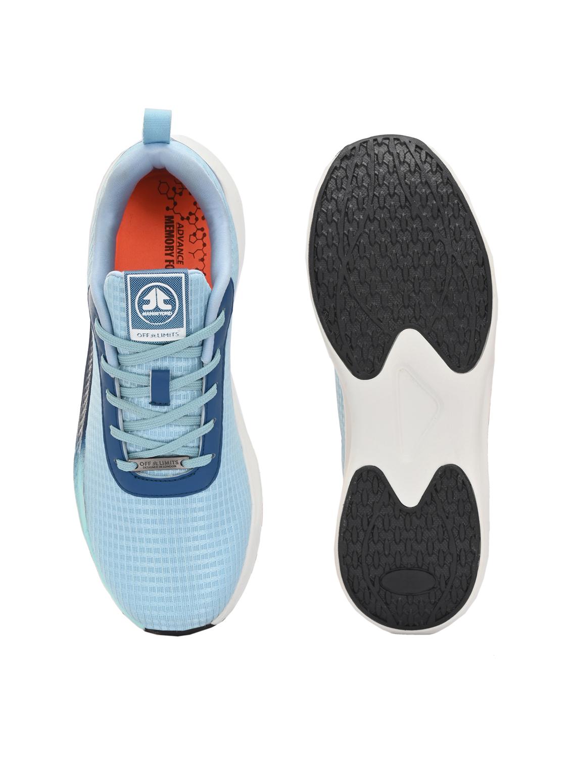 men solid blue sport shoe - 22020672 - Standard Image - 4