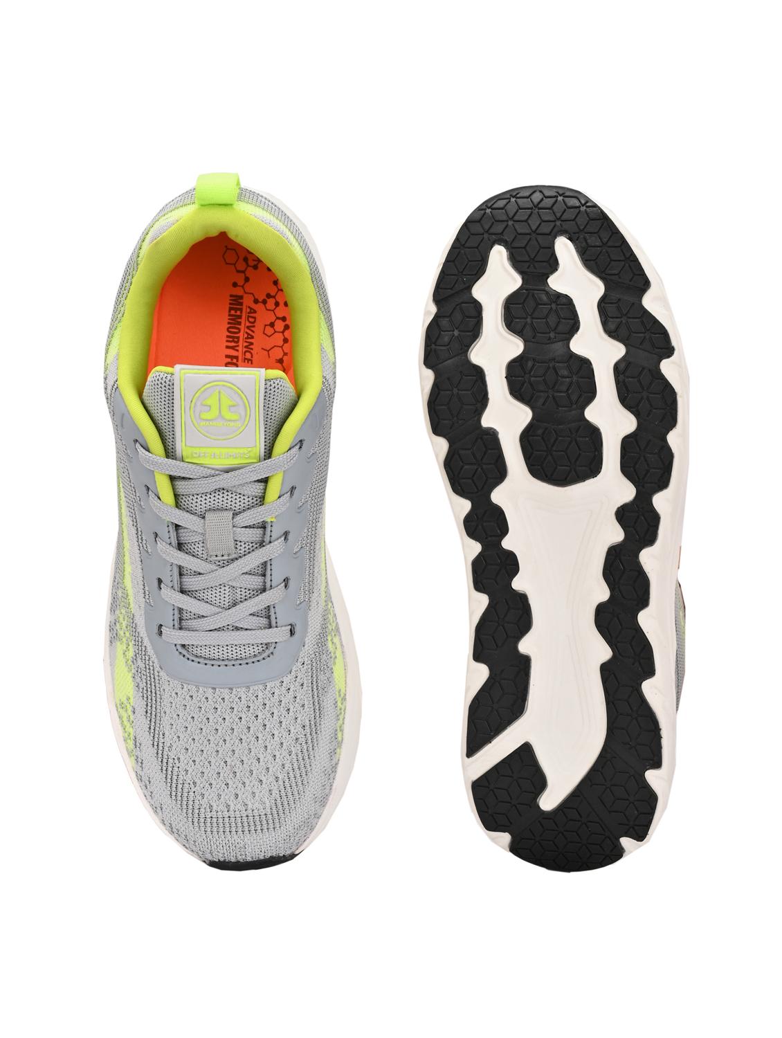 men solid grey sport shoe - 22020677 - Standard Image - 4