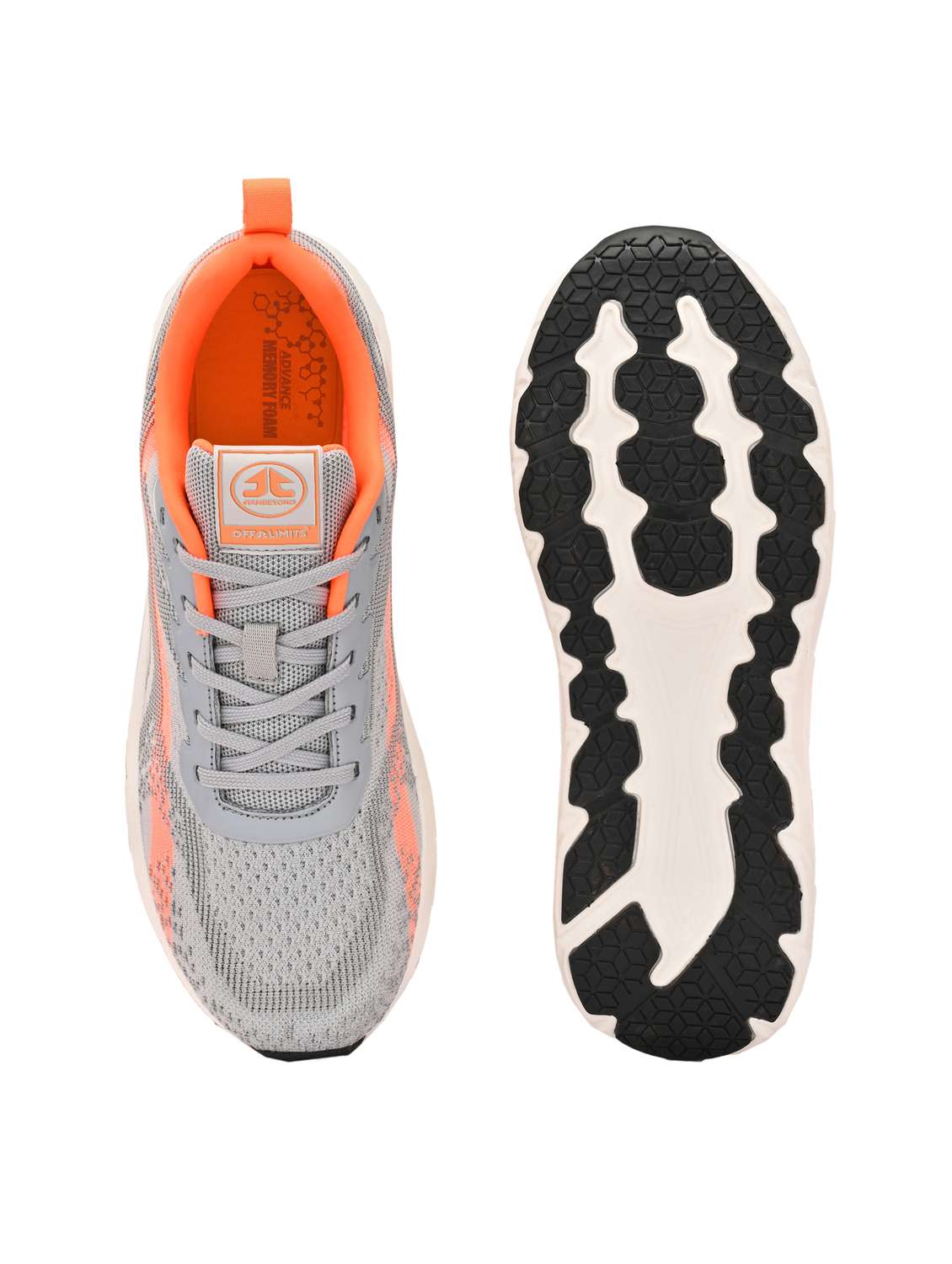 men solid grey sport shoe - 22020678 -  Standard Image - 4