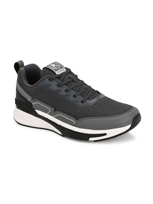 men grey lace up sport shoe - 22020687 -  Standard Image - 0