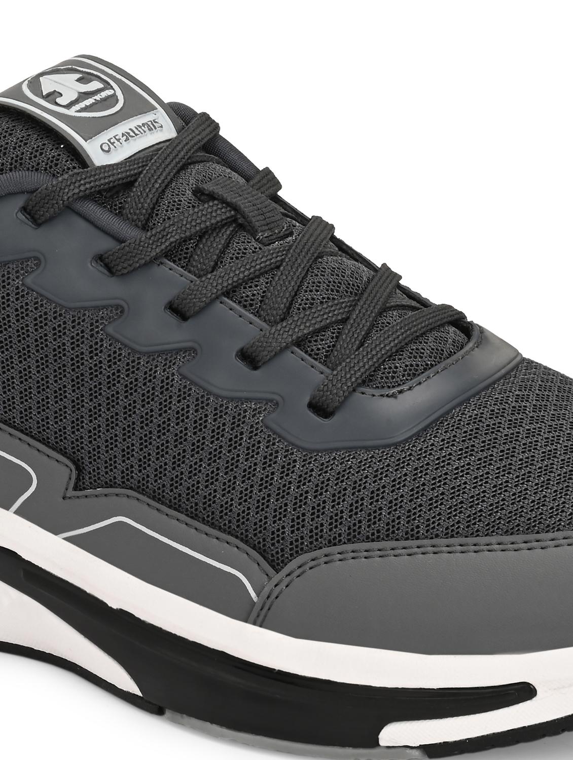 men grey lace up sport shoe - 22020687 - Standard Image - 4