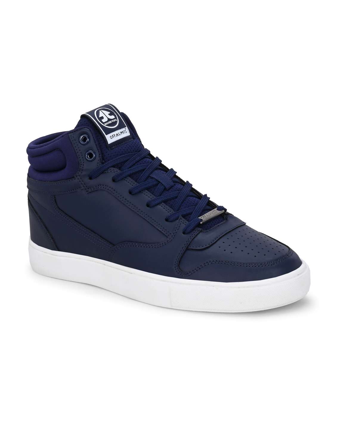 men navy lace up sneaker - 22020697 - Standard Image - 1