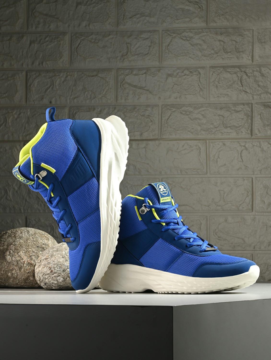 men blue lace up sneaker - 22020702 - Zoom Image - 0