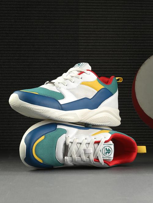 men color block lace up sneaker - 22020709 -  Standard Image - 0
