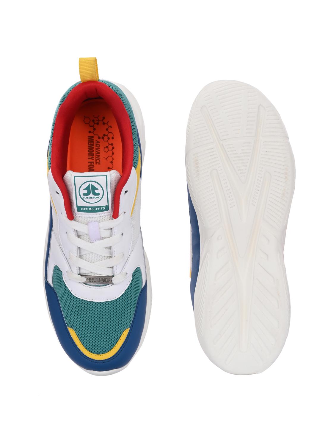 men color block lace up sneaker - 22020709 - Standard Image - 4