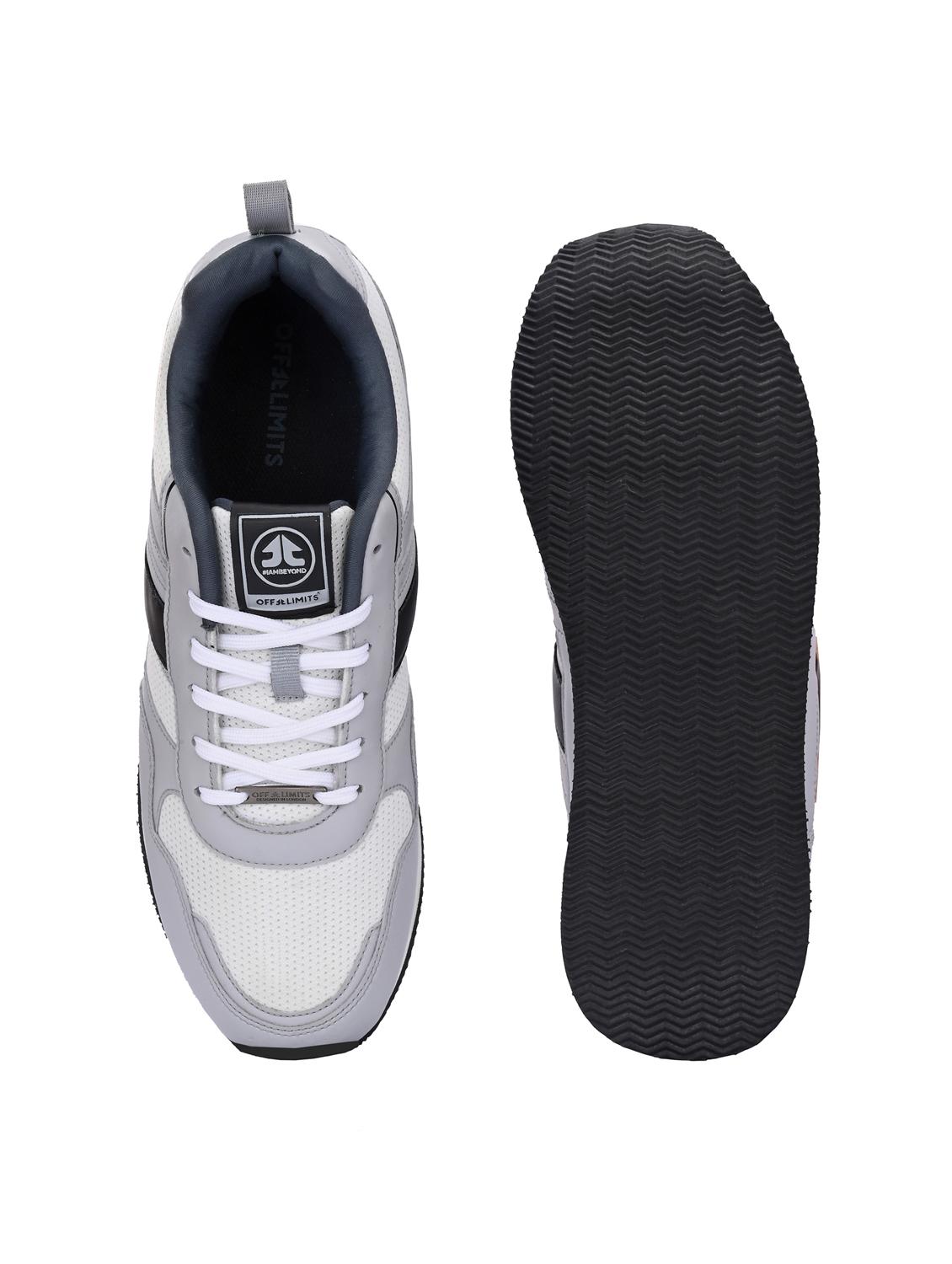 men grey lace up sport shoe - 22020711 - Standard Image - 4