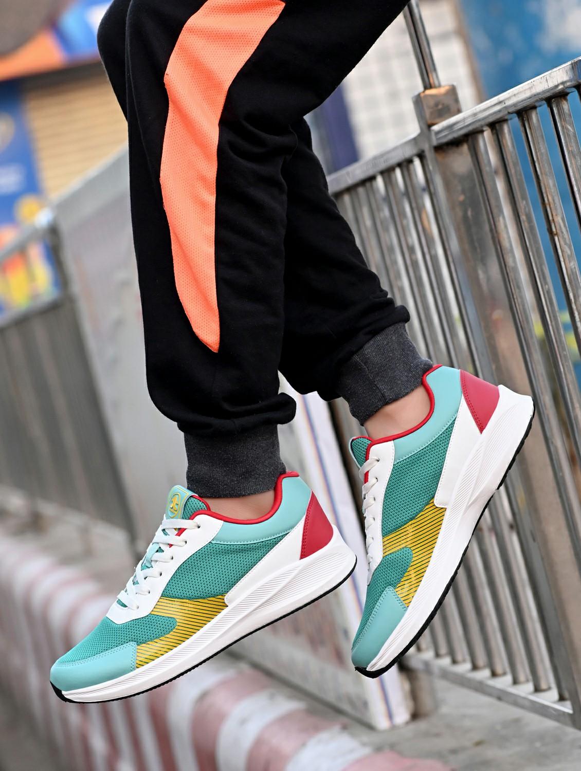 men color block lace up sneaker - 22020722 - Standard Image - 1