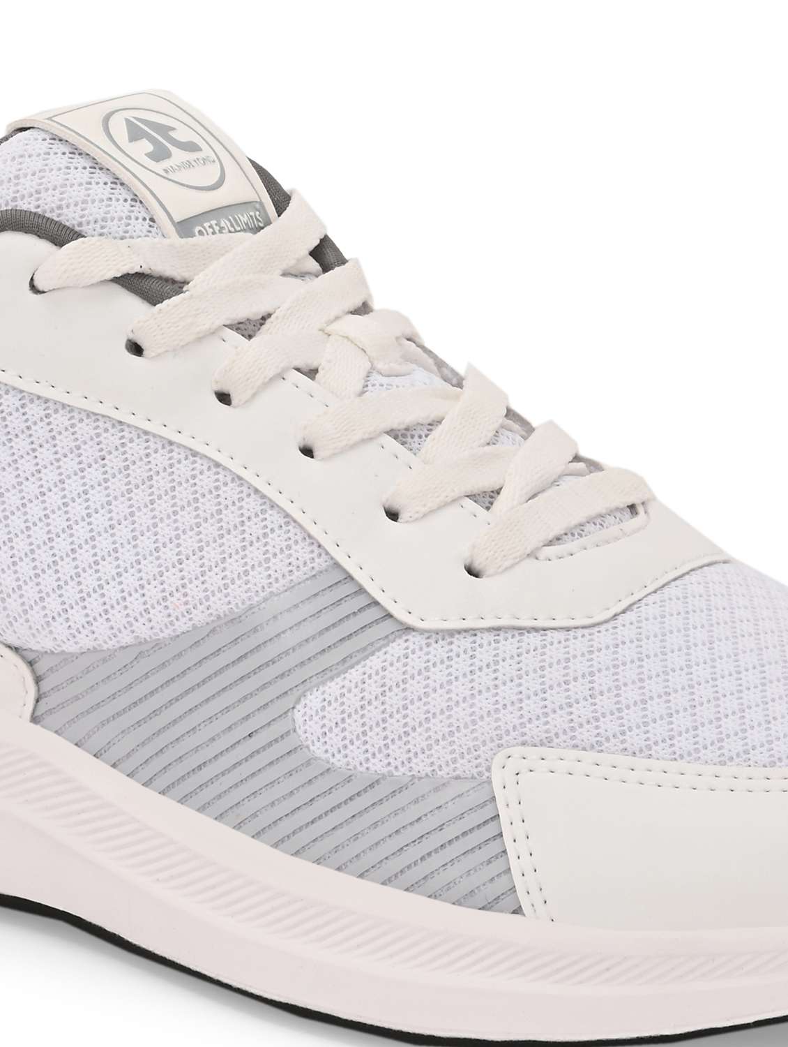 men white lace up sport shoe - 22020727 -  Standard Image - 4