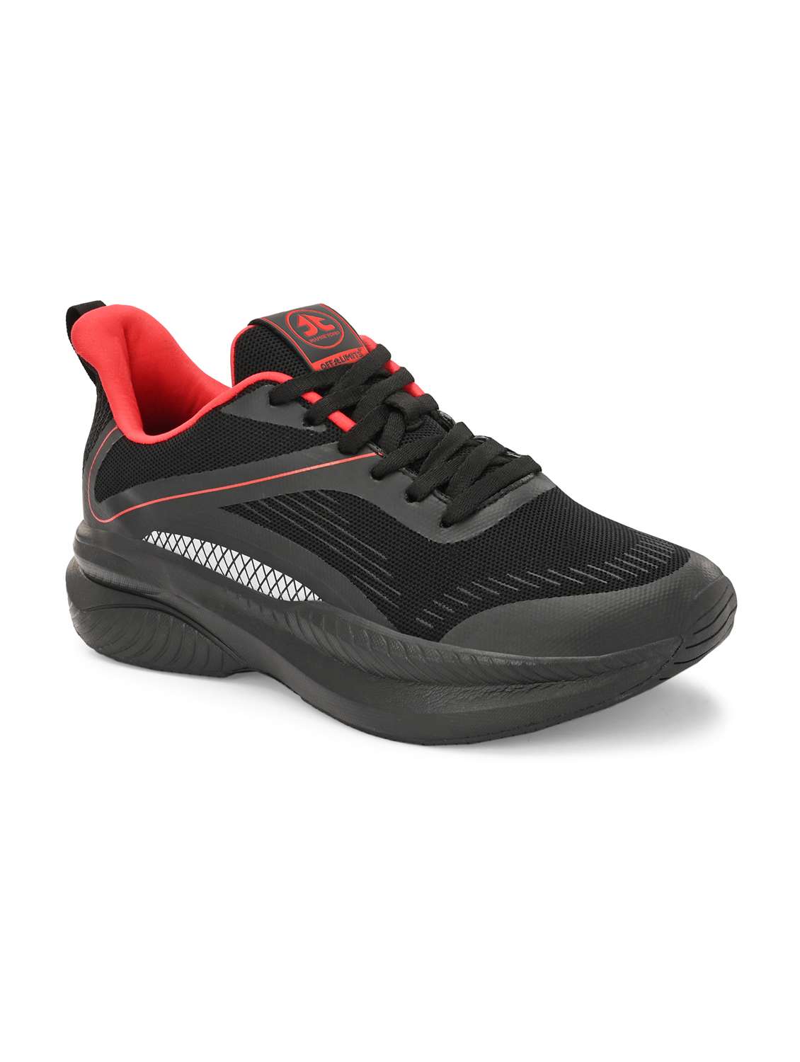 men black lace up sport shoe - 22020729 -  Standard Image - 1
