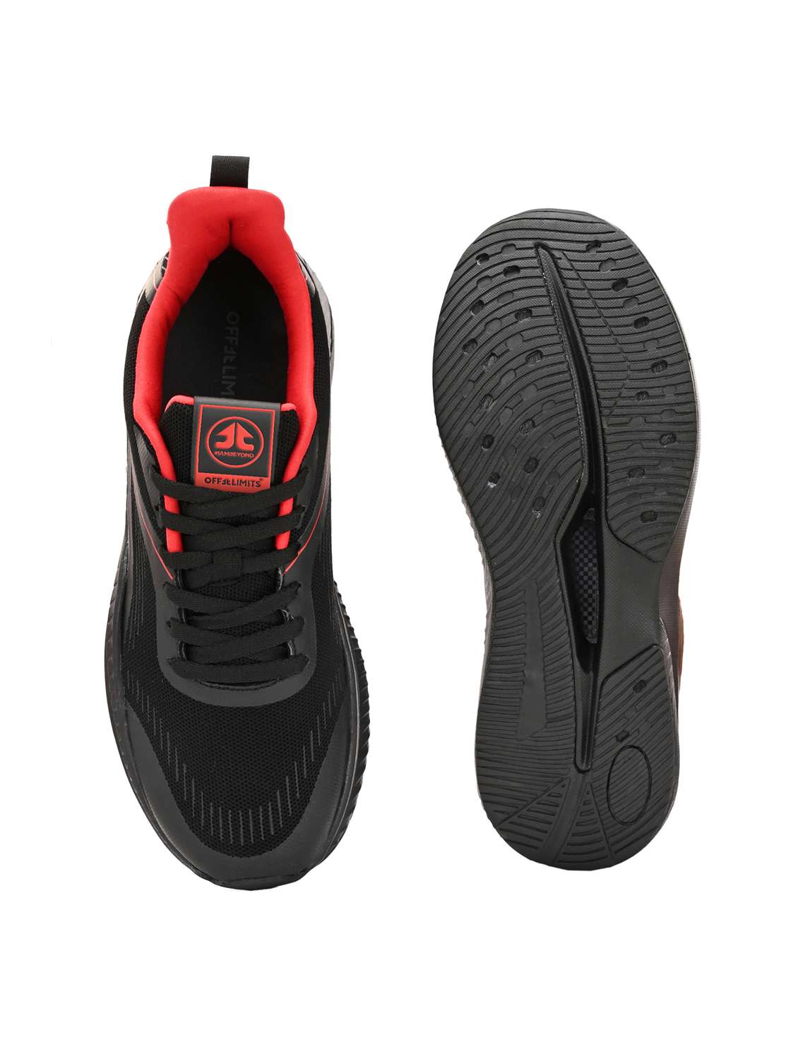 men black lace up sport shoe - 22020729 -  Standard Image - 4