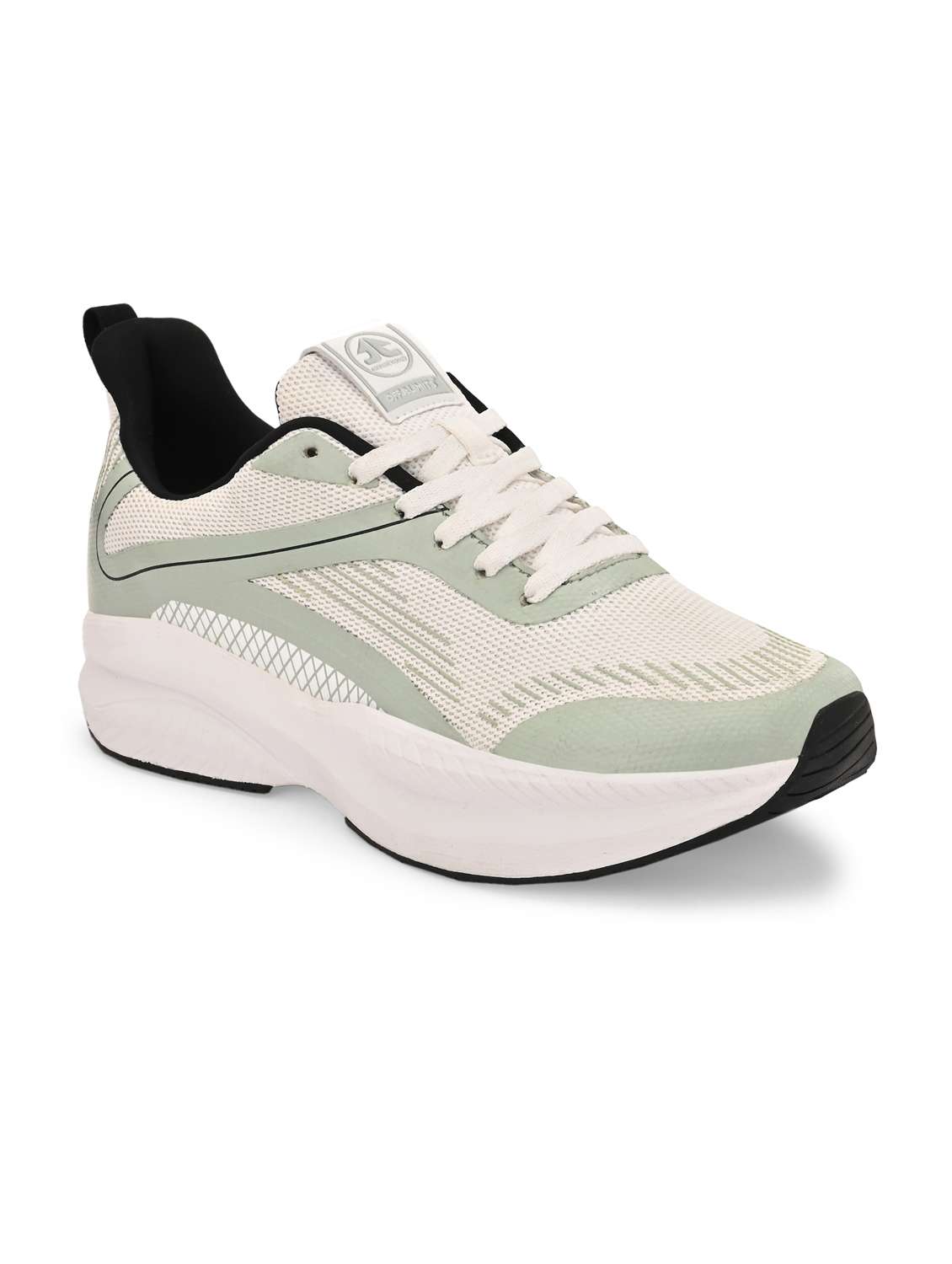 men off white lace up sport shoe - 22020731 -  Standard Image - 1