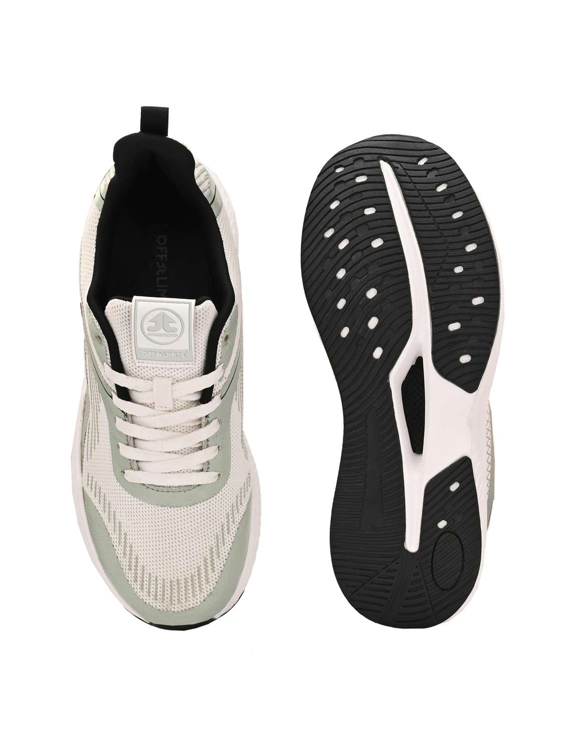 men off white lace up sport shoe - 22020731 -  Standard Image - 4
