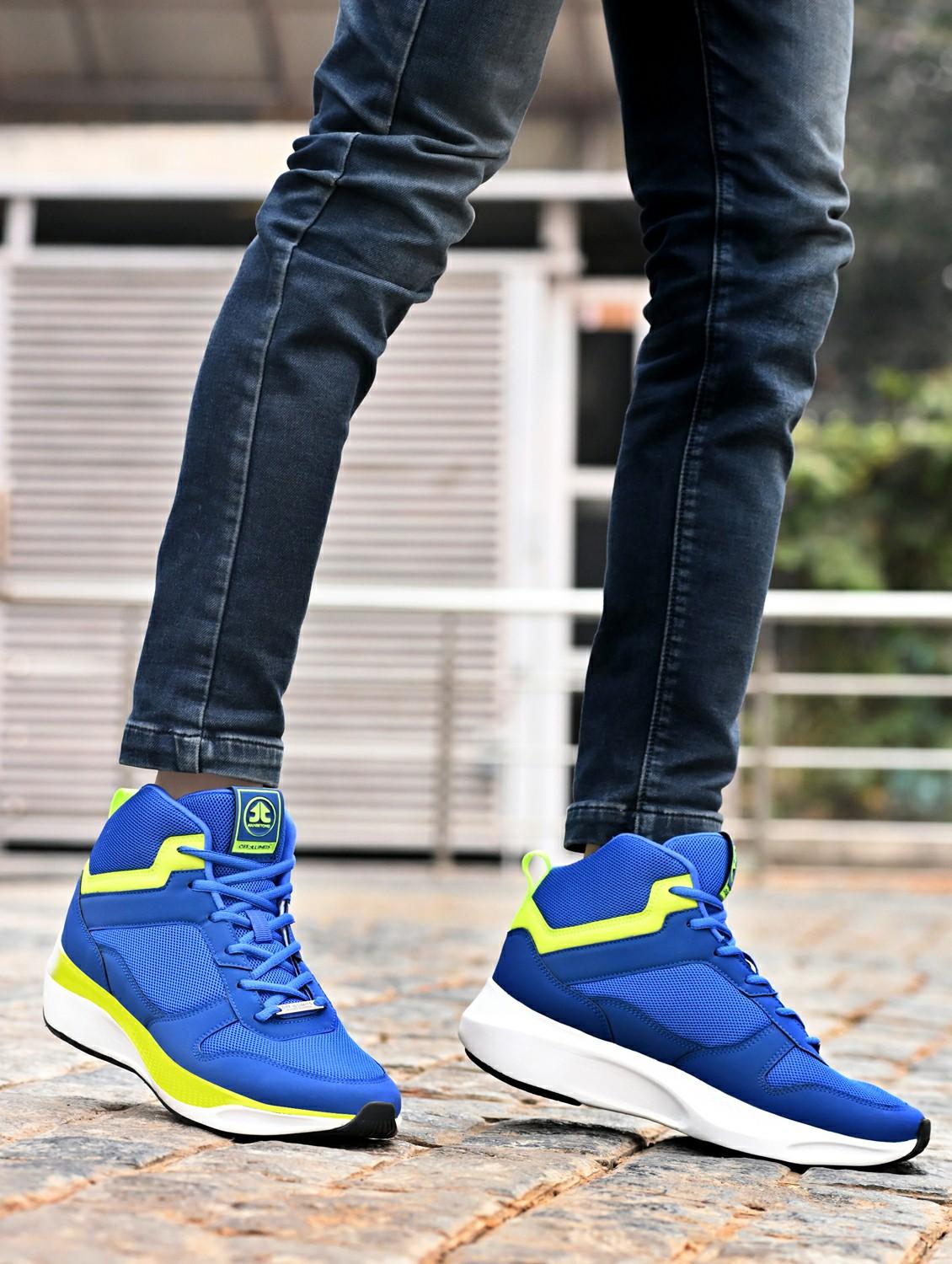 men blue lace up sport shoe - 22020734 -  Standard Image - 1