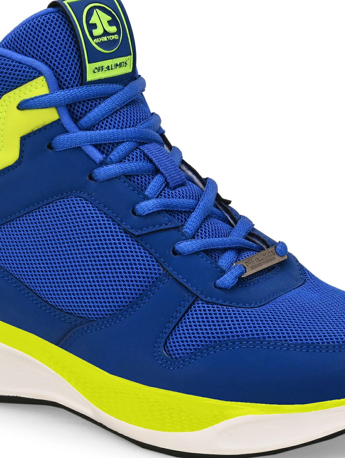 men blue lace up sport shoe - 22020734 - Standard Image - 4