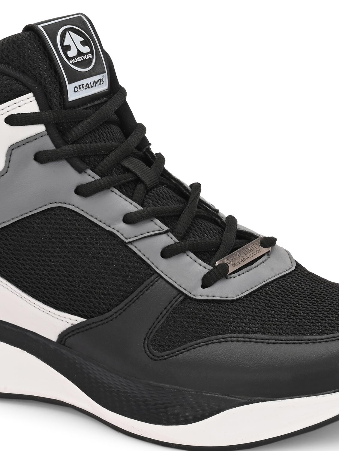 men black lace up sport shoe - 22020735 - Standard Image - 4