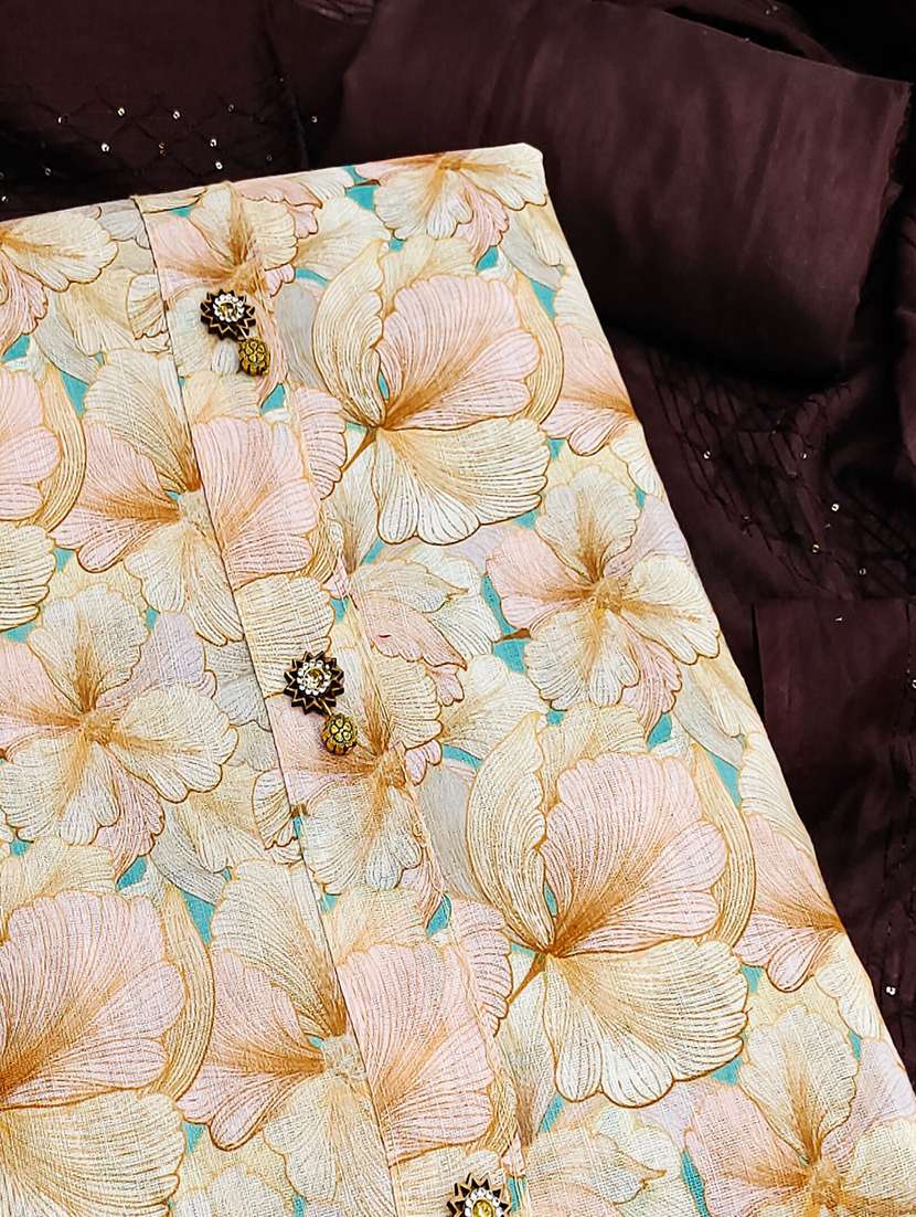 women floral printed unstitched suit set - 22021460 - Standard Image - 1