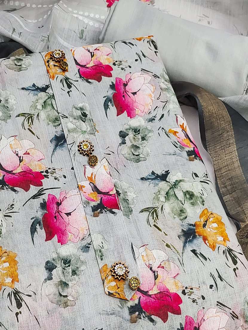 women floral printed unstitched suit set - 22021461 - Standard Image - 1