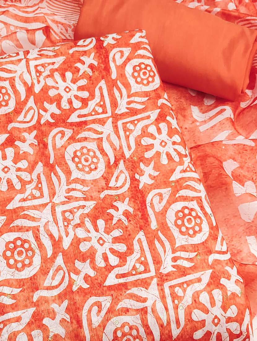 women printed unstitched suit set - 22021463 -  Standard Image - 1