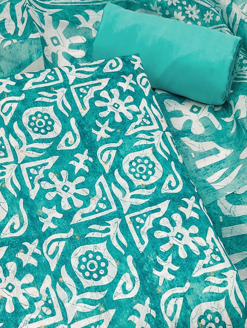 women printed unstitched suit set - 22021465 - Standard Image - 1