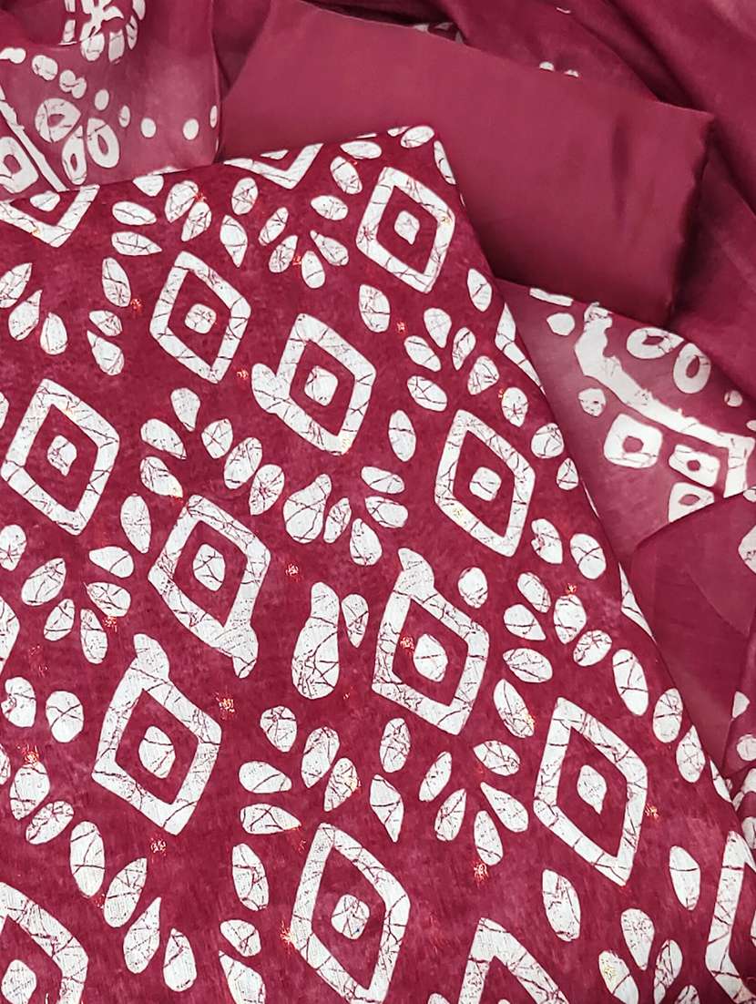 women printed unstitched suit set - 22021469 -  Standard Image - 1