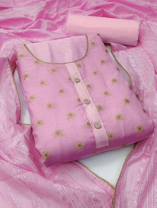 women floral unstitched suit set - 22021482 - Standard Image - 0