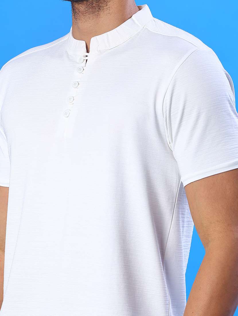 men solid short sleeve regular fit t-shirt - 22022226 -  Standard Image - 4