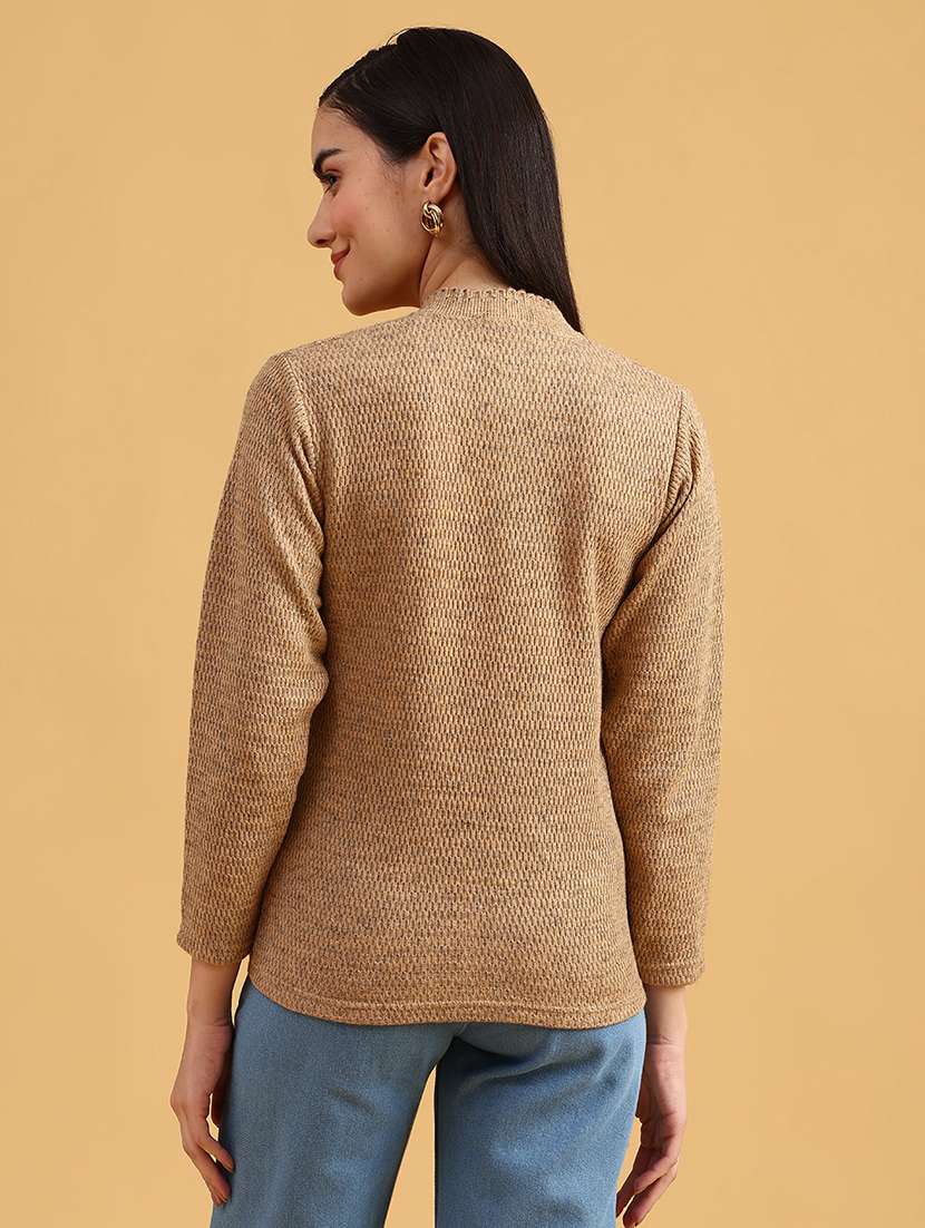 women self designed long sleeve cardigan - 22022248 -  Standard Image - 4