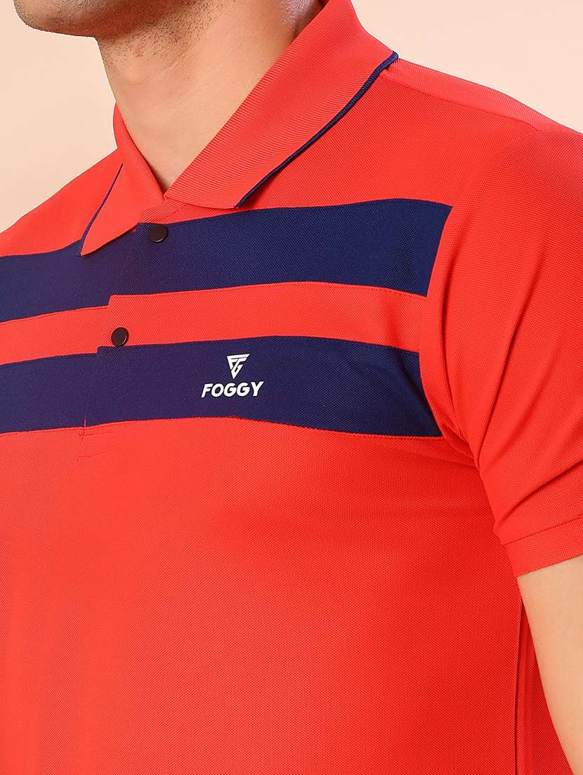 men striped short sleeve regular fit t-shirt - 22022279 -  Standard Image - 4