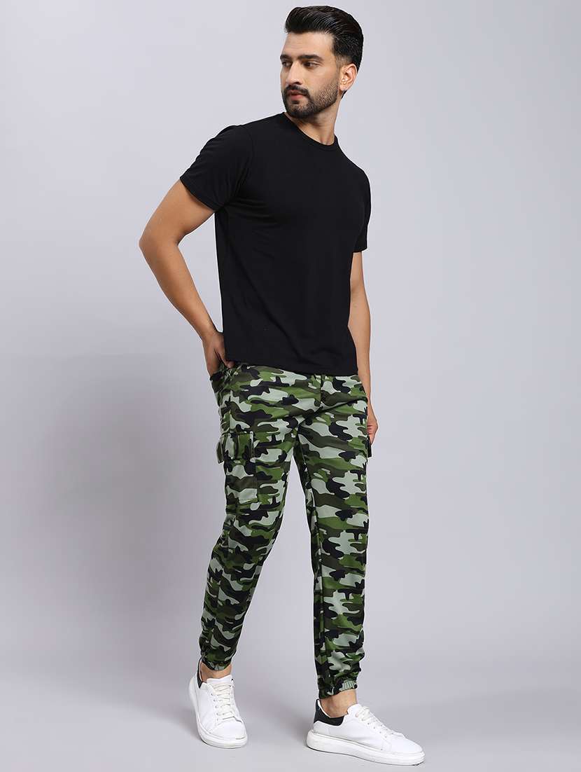 men camouflage print mid rise cargo jogger - 22022481 -  Standard Image - 4