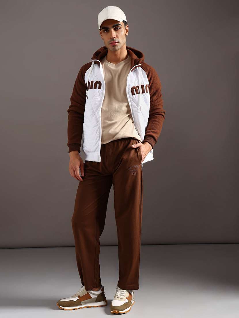 men color blocked long sleeve hooded sweatshirt - 22022570 -  Standard Image - 4