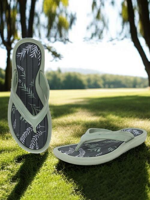 women printed slip on flip flop - 22023431 - Standard Image - 0