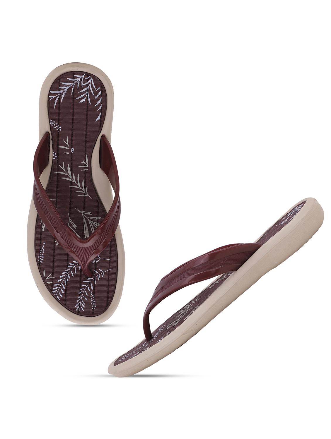 women printed slip on flip flop - 22023432 - Standard Image - 1