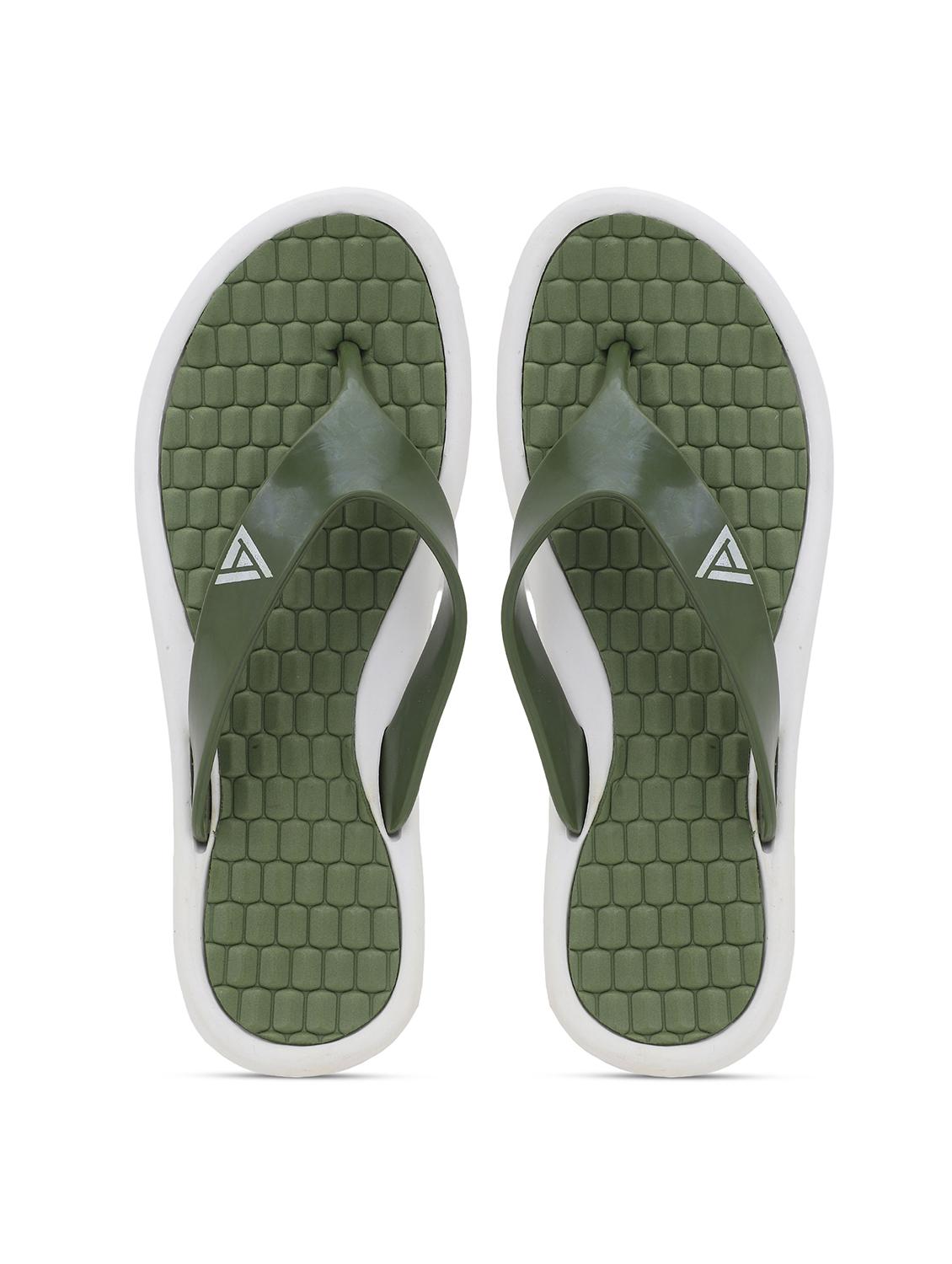 women solid green slip on flip flop - 22023433 - Standard Image - 4