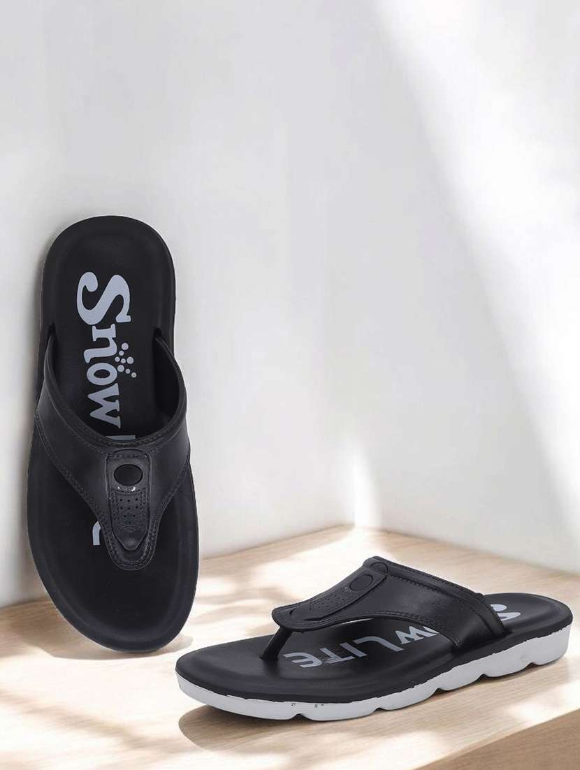 men black slip on flip flop