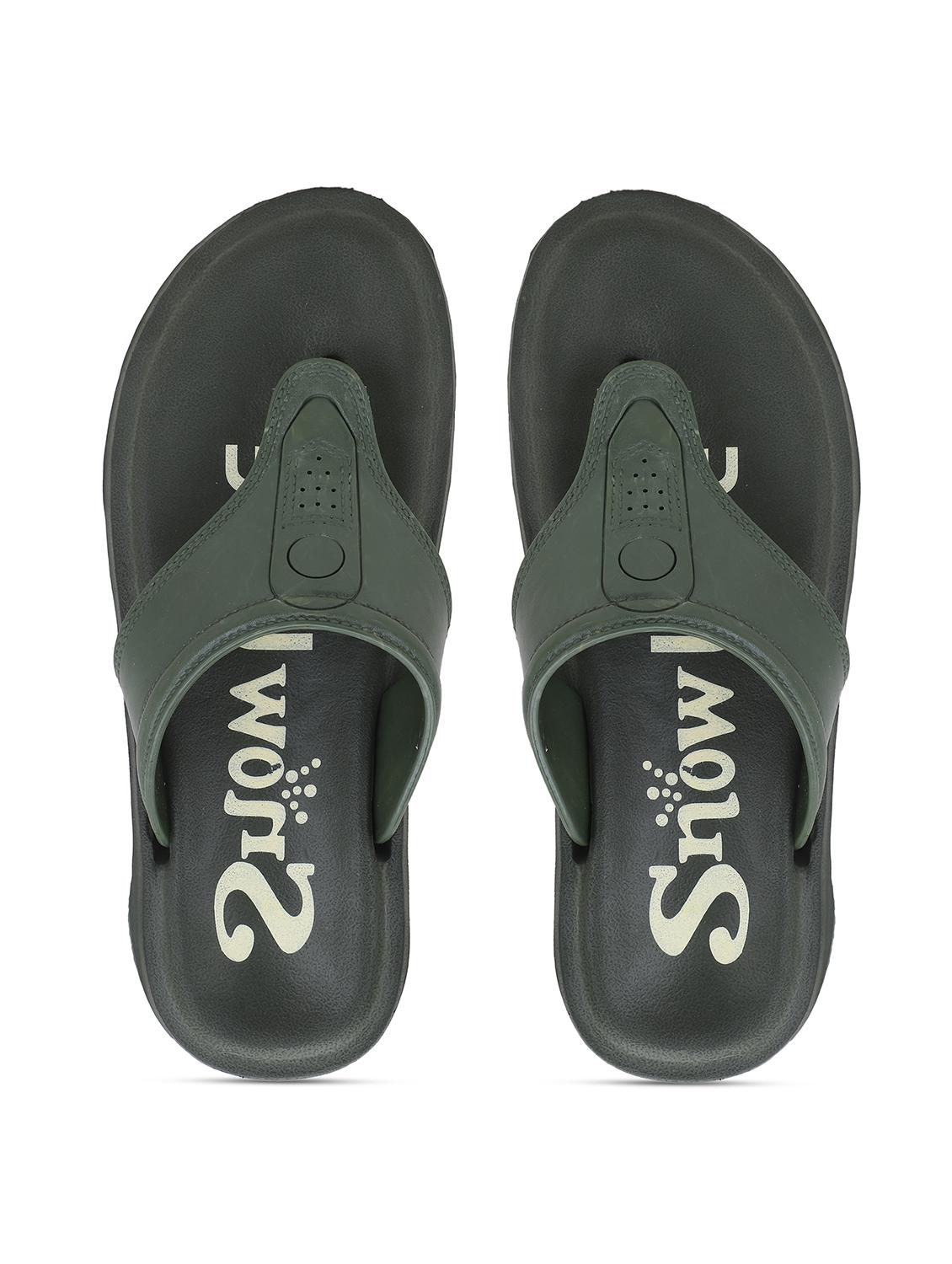 men green slip on flip flop - 22023450 - Standard Image - 4